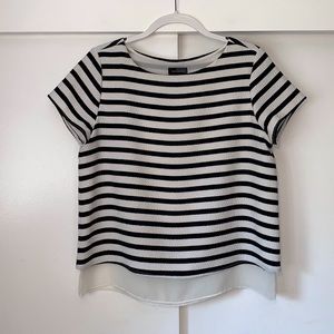 The‎ Limited B&W striped blouse